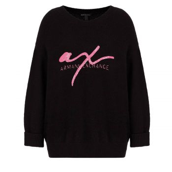 Sweater with logo lettering L