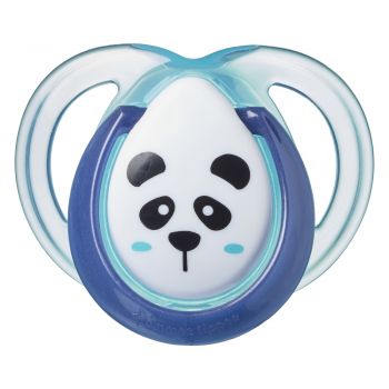 Suzete ortodontice Tommee Tippee Anytime 0-6 luni Ursuleti Panda VerdeAlb