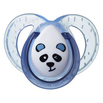 Suzete ortodontice Tommee Tippee Anytime 6-18 luni Ursuleti Panda VerdeAlb