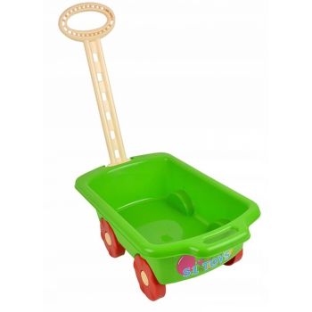 Carucior pentru jucarii Marmat verde