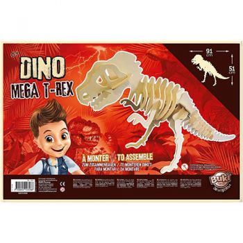 Puzzle 3D Buki France Dino T-Rex Gigant din Lemn