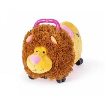 Jucarie FUNNY WHEELS RIDER Ride-on Lion Pink