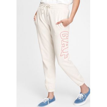 Pantaloni sport cu snur de ajustare in talie