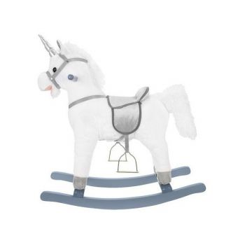 Balansoar unicorn alb interactiv 65 cm Kruzzel MY6696 de firma original