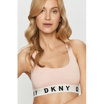 Dkny sutien culoarea roz, neted