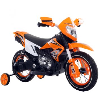 Motocicleta electrica cu roti gonflabile Nichiduta Super Moto Orange ieftina