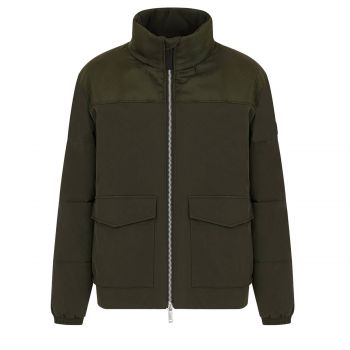 JACKET WITH CONTRASTING INSERT L