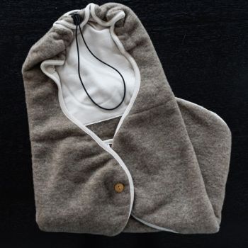 Husa scaun auto Iobio-wool fleece Light Grey