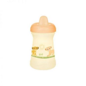 Pahar cu tetina moale 300ml- Disney (Culoare: Lion king) ieftin