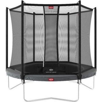 Trambulina Berg Favorit Regular Gri cu plasa Comfort 200 Trambulina Berg Favorit Regular Gri cu plasa Comfort 200