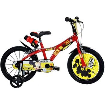 Bicicleta copii 4-6 ani, 16 inch, Mickey Mouse , Dino Bikes DN616MY