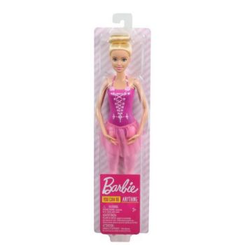 Papusa Barbie Balerina Blonda Cu Costum Roz ieftina