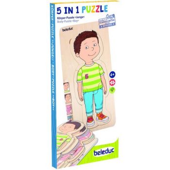 Puzzle educativ stratificat Baiatul ieftin