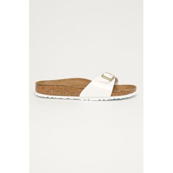 Birkenstock papuci Madrid femei, culoarea alb, 1005310