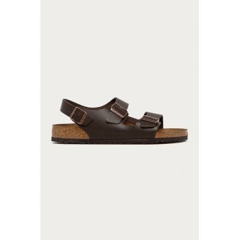 Birkenstock sandale Milano barbati, culoarea maro, 34101
