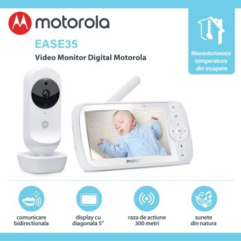 Video monitor digital Motorola Ease35 de firma original