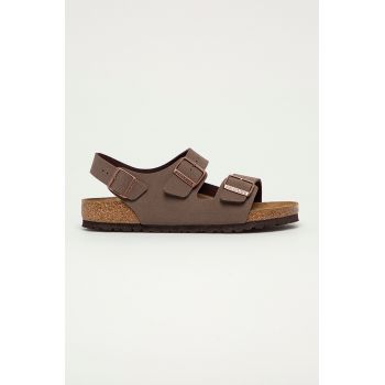 Birkenstock sandale Milano barbati, culoarea maro, 634501