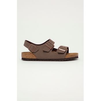 Birkenstock sandale Milano 634501-Mocca de firma originale