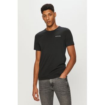 Columbia tricou sport Sun Trek culoarea negru, neted