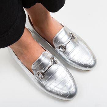 Pantofi Casual Gota Argintii Pantofi Casual Gota Argintii