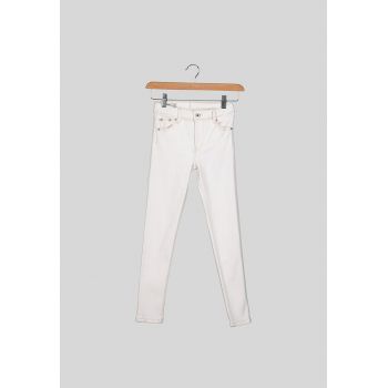 Blugi skinny cu cusaturi contrastante Pixlette