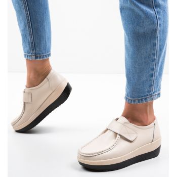 Pantofi Casual Groma Bej
