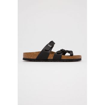 Birkenstock papuci Mayari femei, culoarea negru, 71793