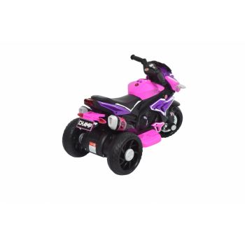 Motocicleta electrica cu roti din cauciuc EVA Nichiduta Champ Pink ieftina