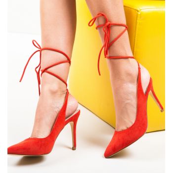 Pantofi Solly Rosii