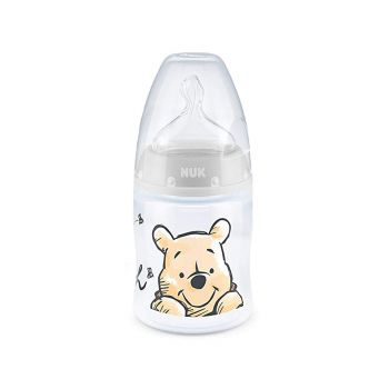 Biberon Nuk First Choice 150 ml tetina silicon Disney Winnie gri 0-6 luni ieftin