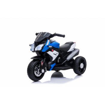 Motocicleta electrica cu roti din cauciuc EVA Nichiduta Champ Blue de firma originala