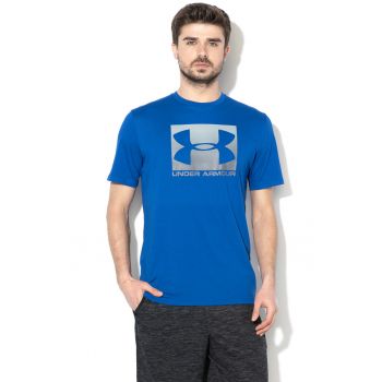 Tricou cu imprimeu logo pentru fitness Boxed