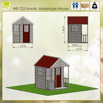 Casuta de gradina Nordic Adventure House M6 de firma originala