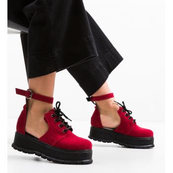 Pantofi Casual Vespas Rosii Pantofi Casual Vespas Rosii