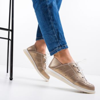 Pantofi Casual Bessie Aurii Pantofi Casual Bessie Aurii