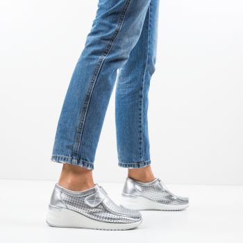 Pantofi Casual Farza Argintii de firma originala