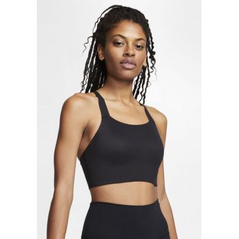 Bustiera cu bretele incrucisate si tehnologie Dri-FIT - pentru fitness Swoosh Luxe