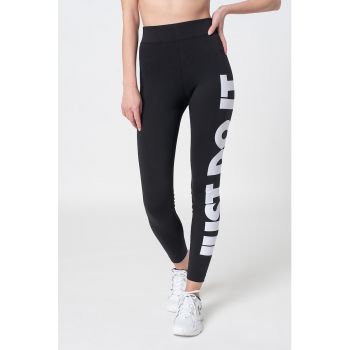 Colanti cu talie inalta pentru fitness Essential