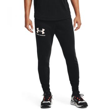 Pantaloni barbati Under Armour Rival Terry Joggers 1361642-001 de firma originali