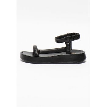 Sandale din piele cu talpa wedge Victoria Sandale din piele cu talpa wedge Victoria