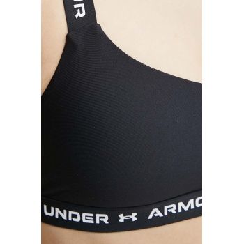 Under Armour sutien sport Crossback culoarea negru 1361033-660