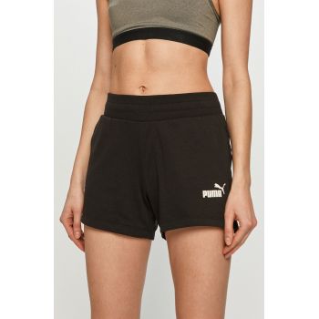 Puma Pantaloni scurți femei, culoarea negru 586824