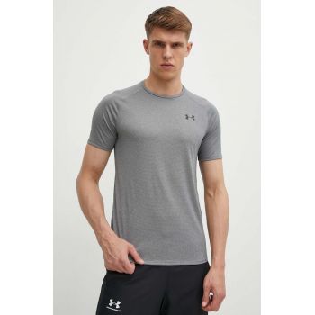 Under Armour Tricou 1345317 bărbați, culoarea gri, material neted