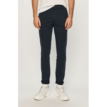 Jack & Jones Pantaloni bărbați, culoarea albastru marin