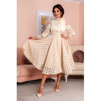Rochie de ocazie in clos Radiant Nude