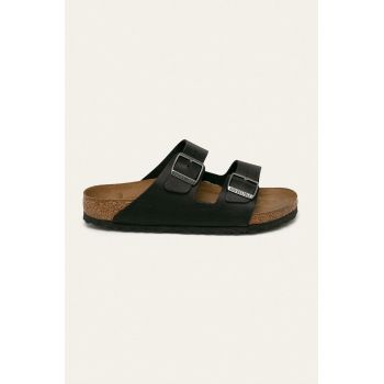 Birkenstock șlapi de piele Arizona 752481-BLACK