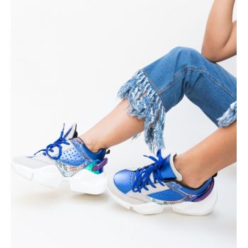 Pantofi Sport Vicent Albastri