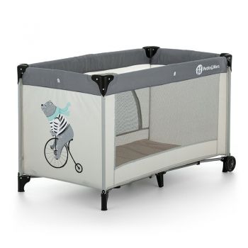 Patut pliant Nyja Teddy Biker Grey PetiteMars Patut pliant Nyja Teddy Biker Grey PetiteMars
