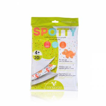 Set 20 bavete de unica folosinta Cangaroo Spotty ieftina