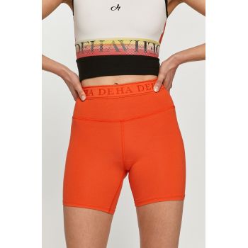 Deha Pantaloni scurți femei, culoarea portocaliu